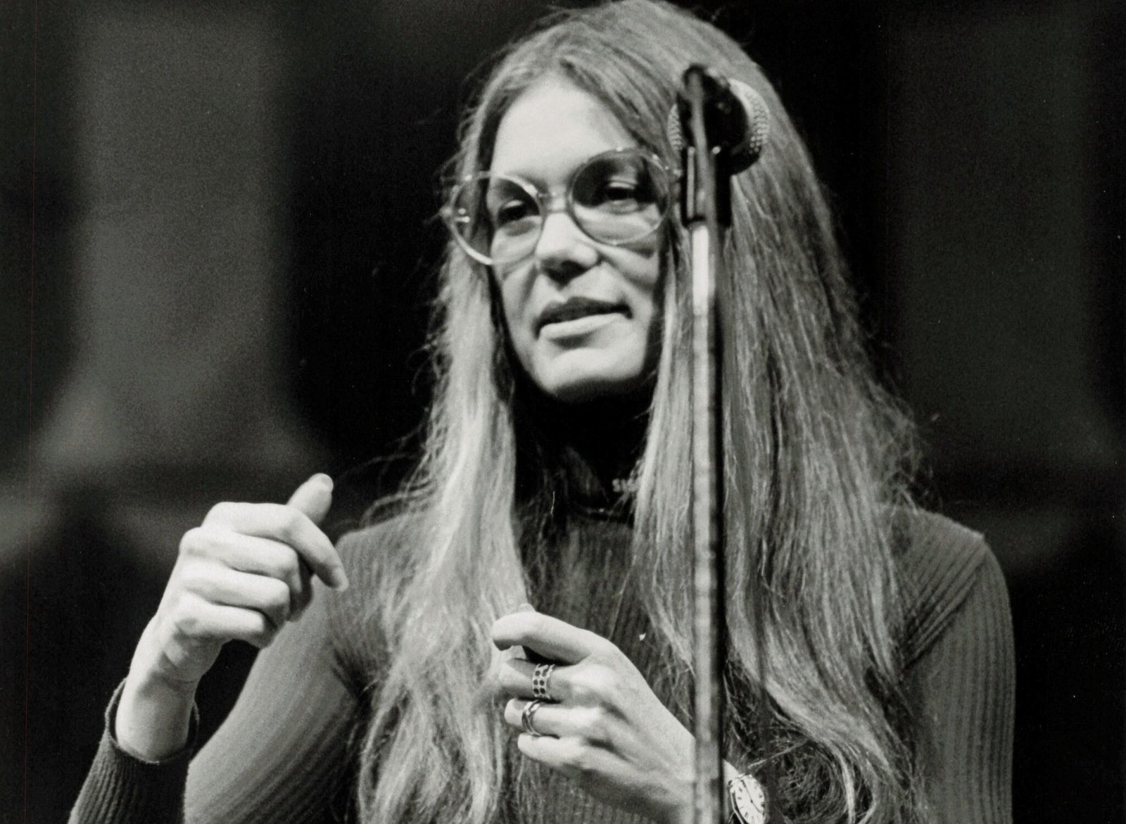 Gloria Steinem in 1977